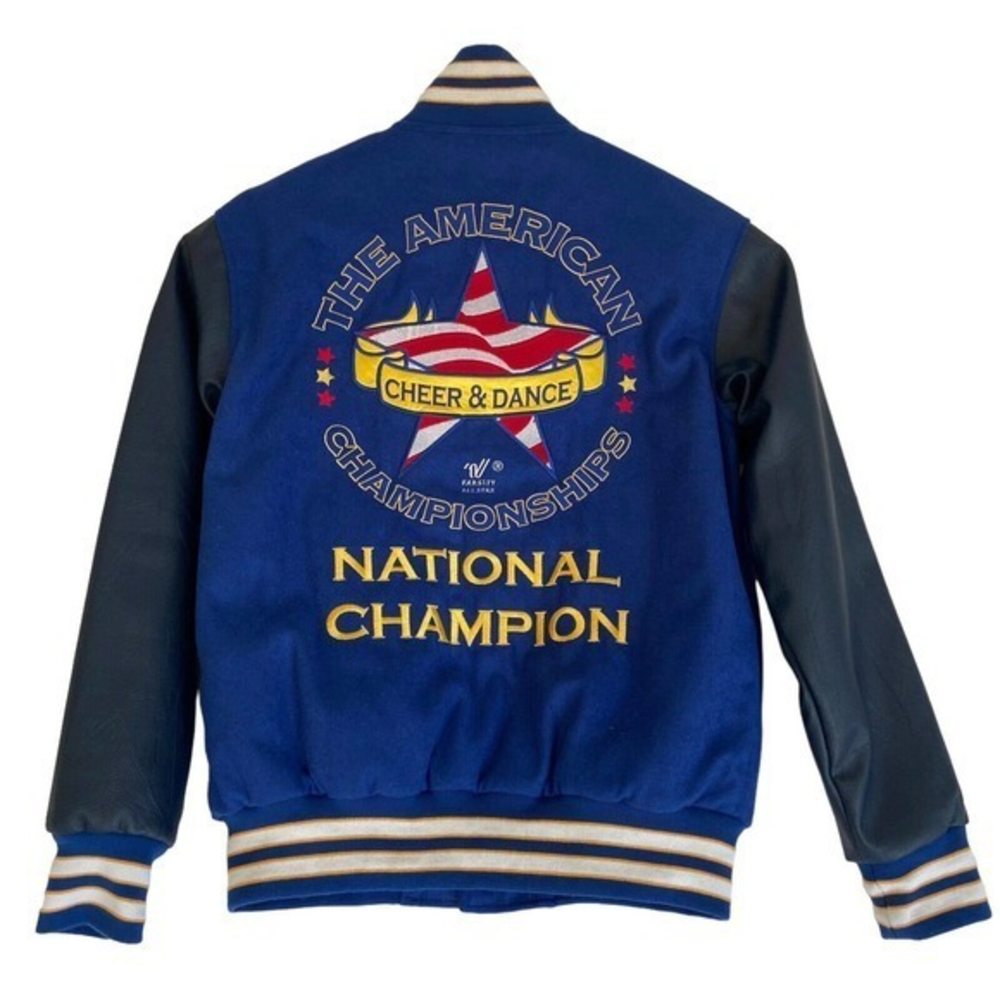 Varsity Spirit Letterman Jacket Size S | American Cheer Dance National Champions